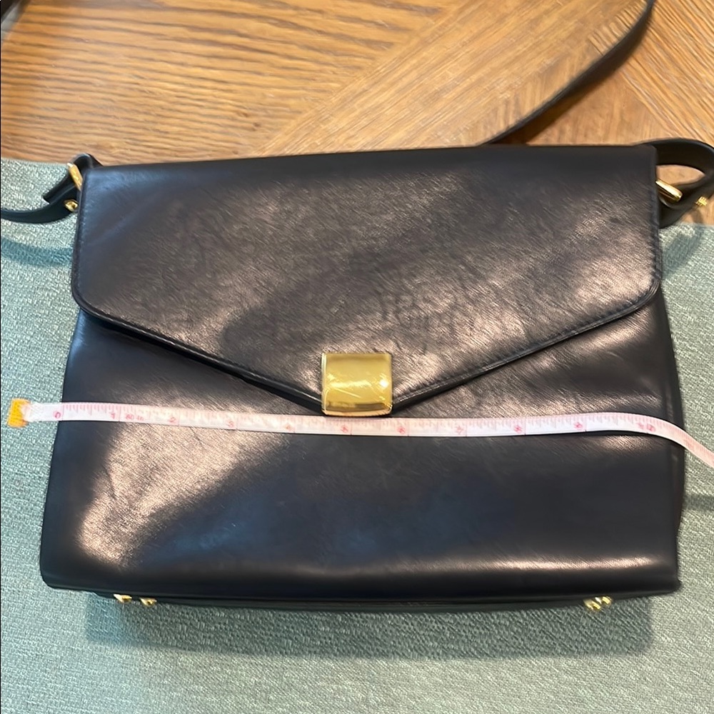 Phillippe Black Leather Shoulder Bag - Picture 2 of 10